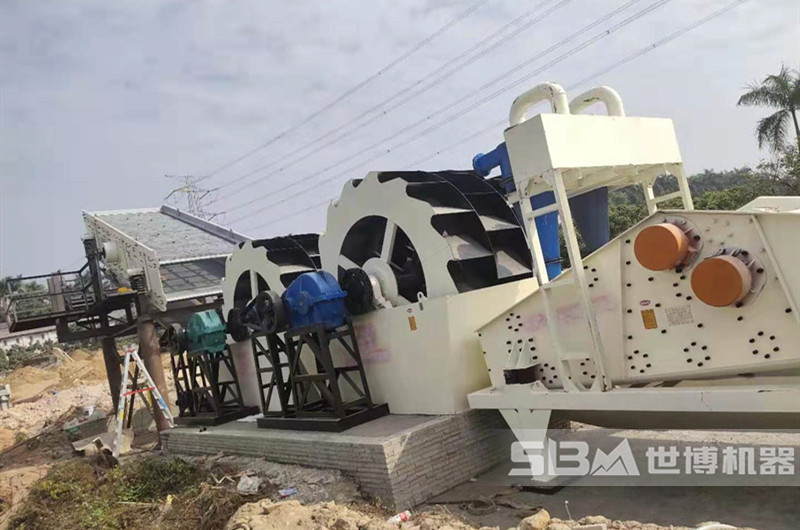 XSD3016洗砂機(jī)洗石英砂現(xiàn)場(chǎng)圖